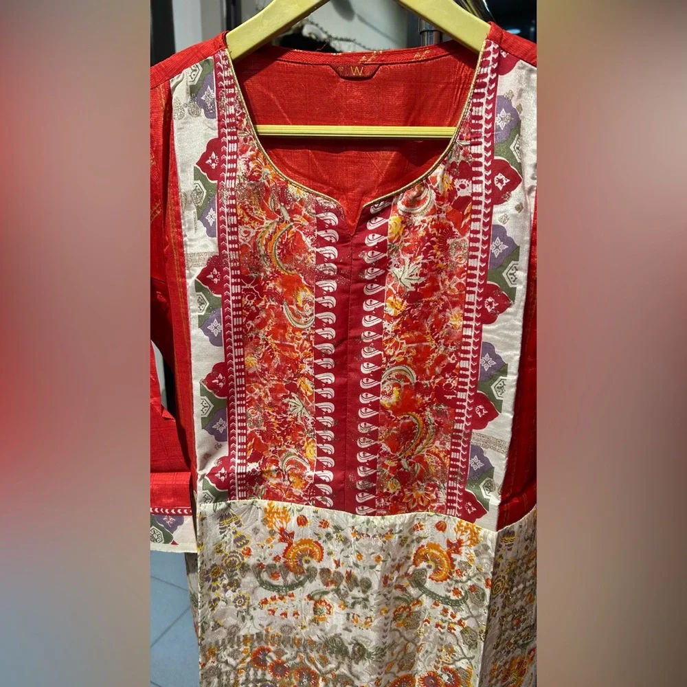 W kurti red orange - Picture 5 of 7